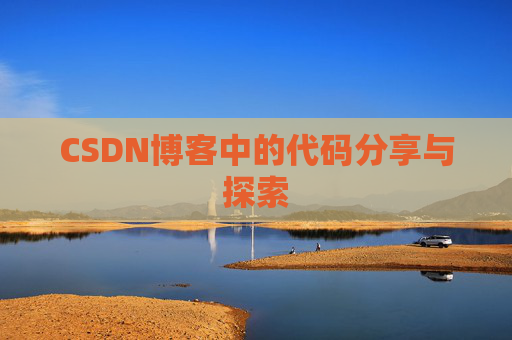 CSDN博客中的代码分享与探索 CSDN博客中的代码分享与探索